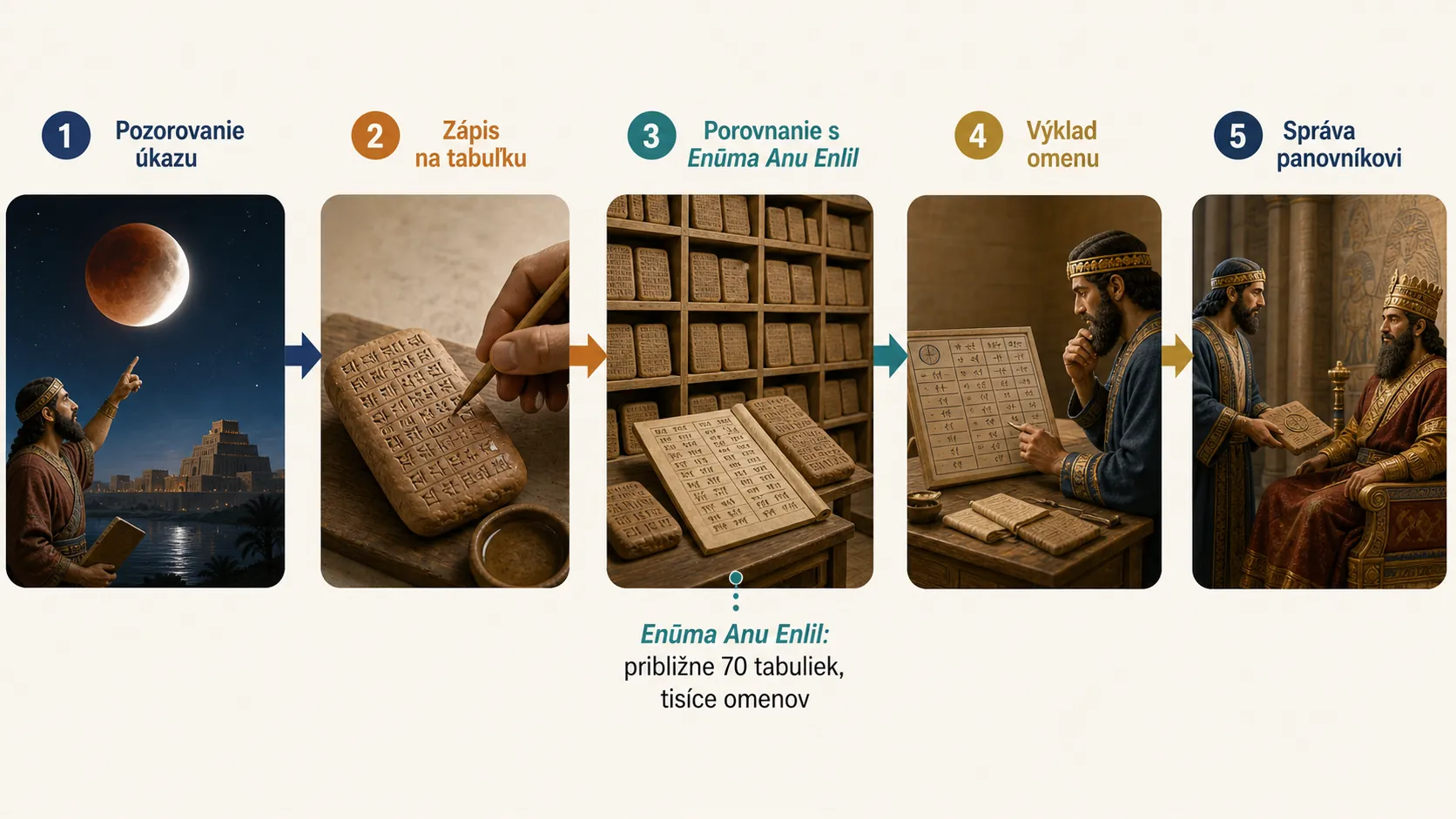 path from celestial observation to royal omen interpretation
