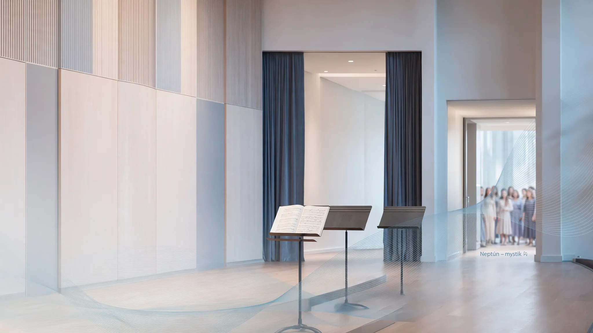 orchestral sound dissolving into Neptune’s mystical horizon