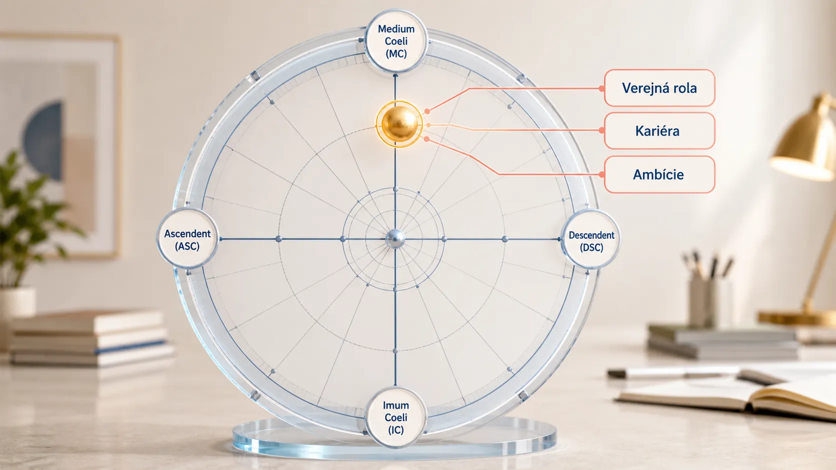 angular houses and focal planet in a natal chart
