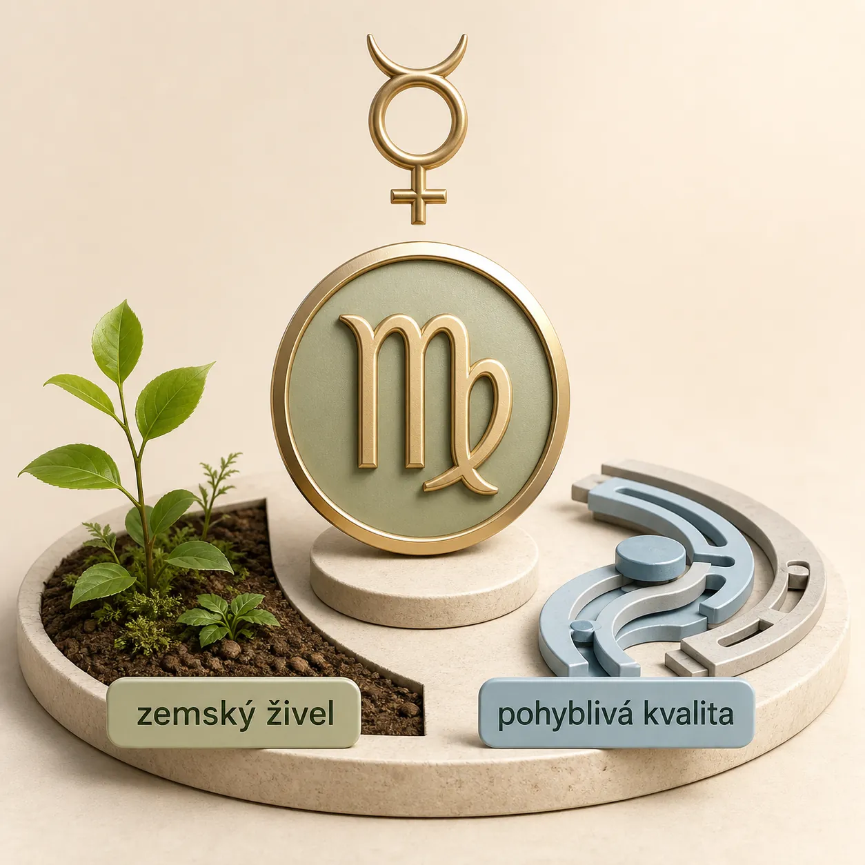 Virgo Mercury earth element and mutable quality