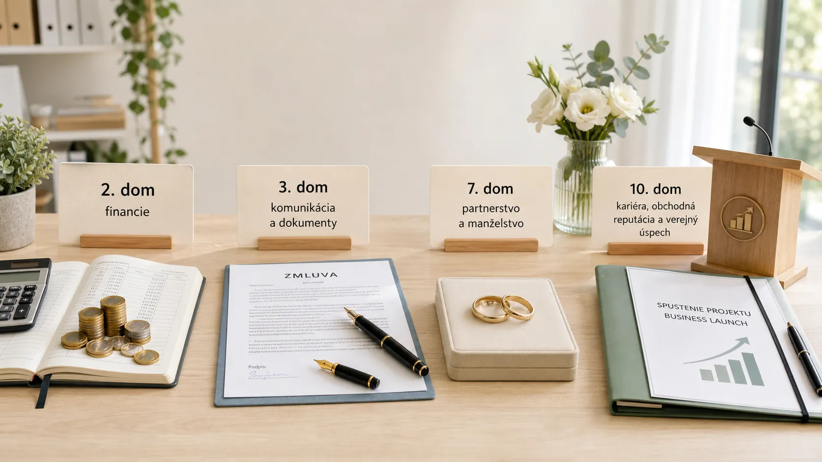 astrological houses matched with wedding business finance and contracts