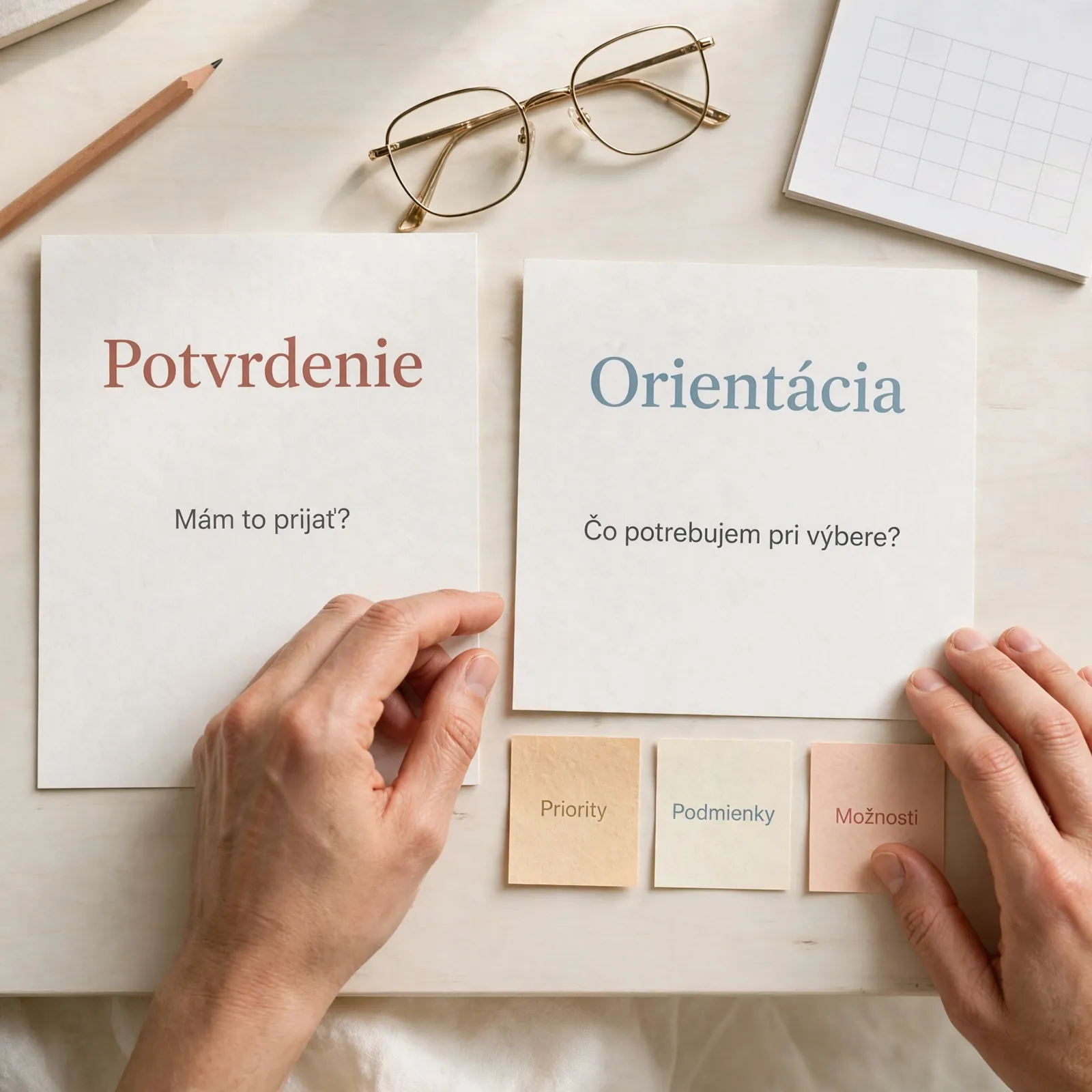 comparison of confirmation seeking and open self-reflection questions