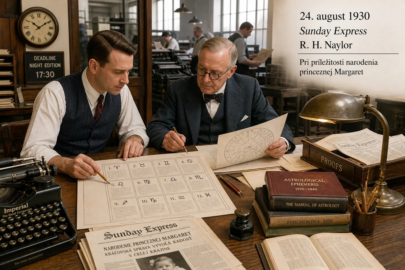 birth of the modern newspaper horoscope in Britain in 1930