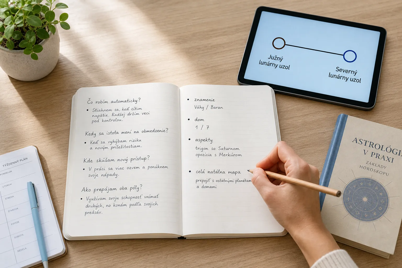 practical lunar node self reflection journal