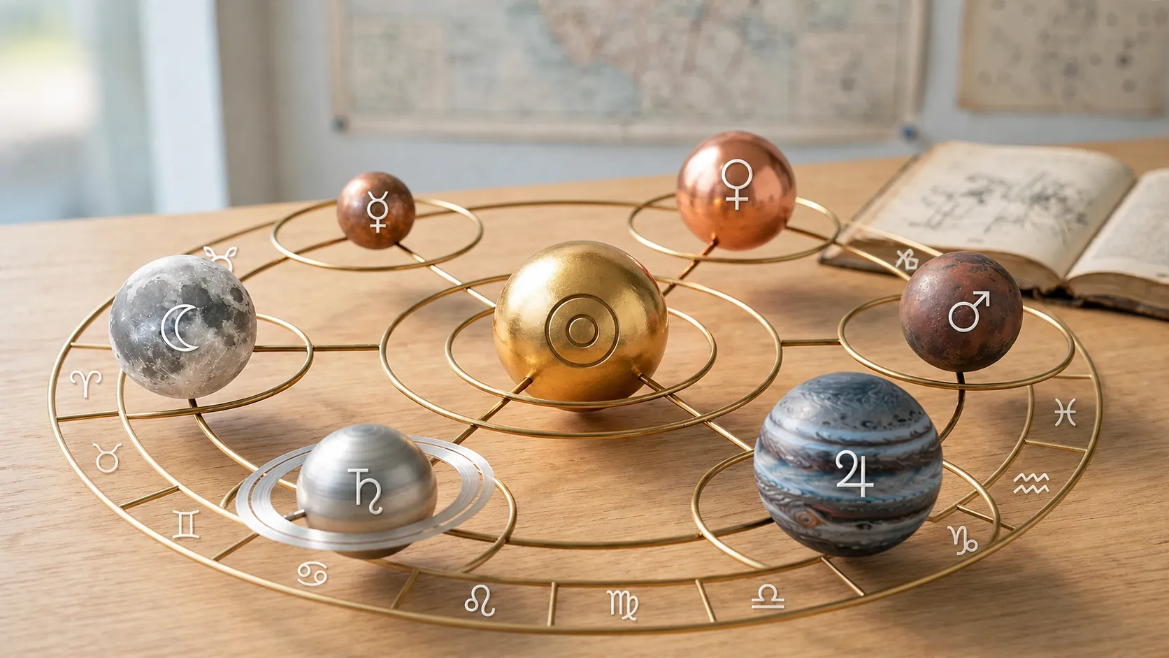 historical planetary correspondences chart