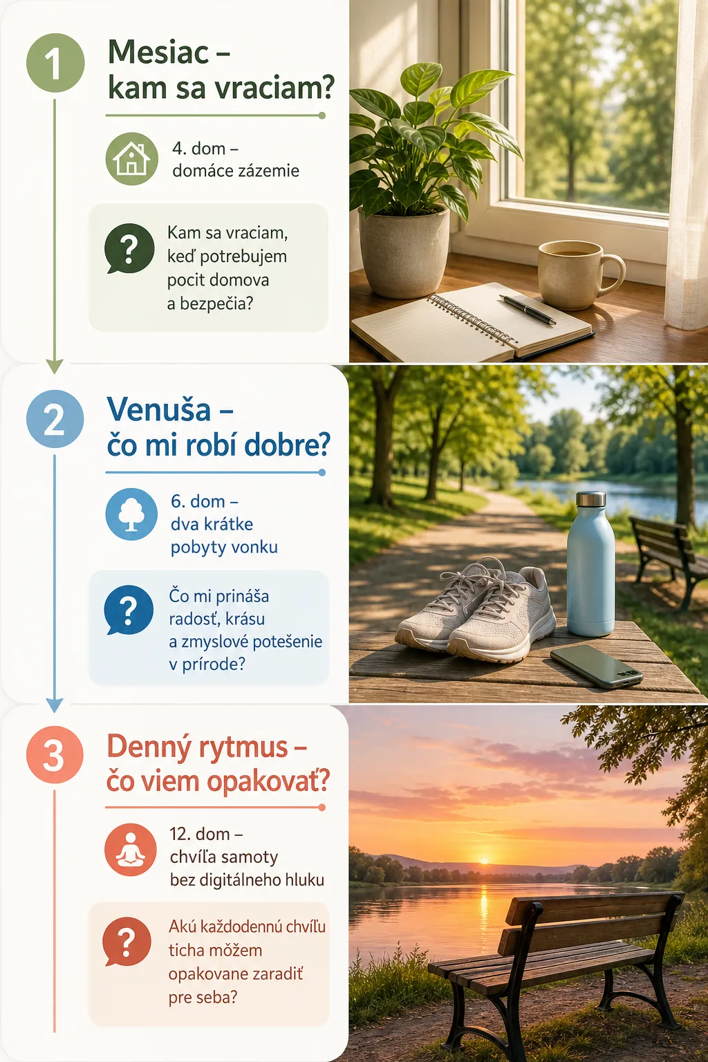 daily nature restoration routine guided by astrology