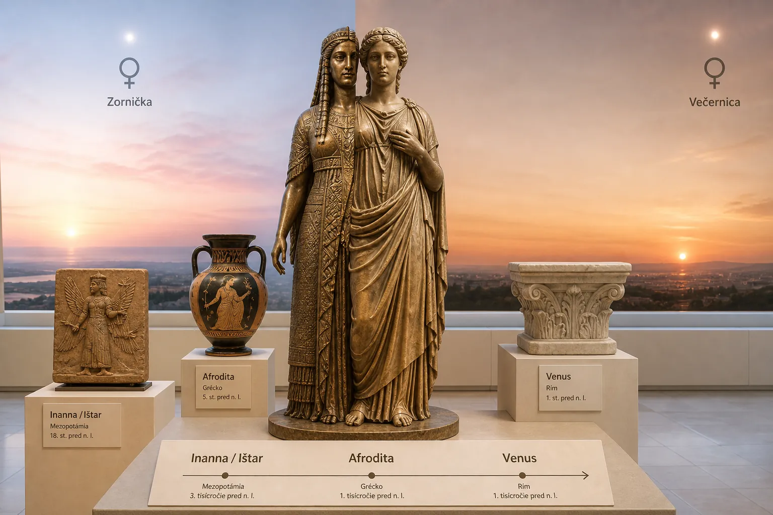 Venus symbolism from Inanna to Aphrodite and Venus