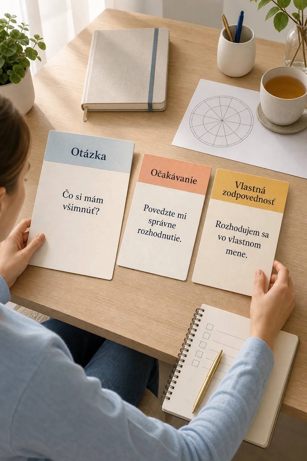 person preparing thoughtful questions for an astrology consultation