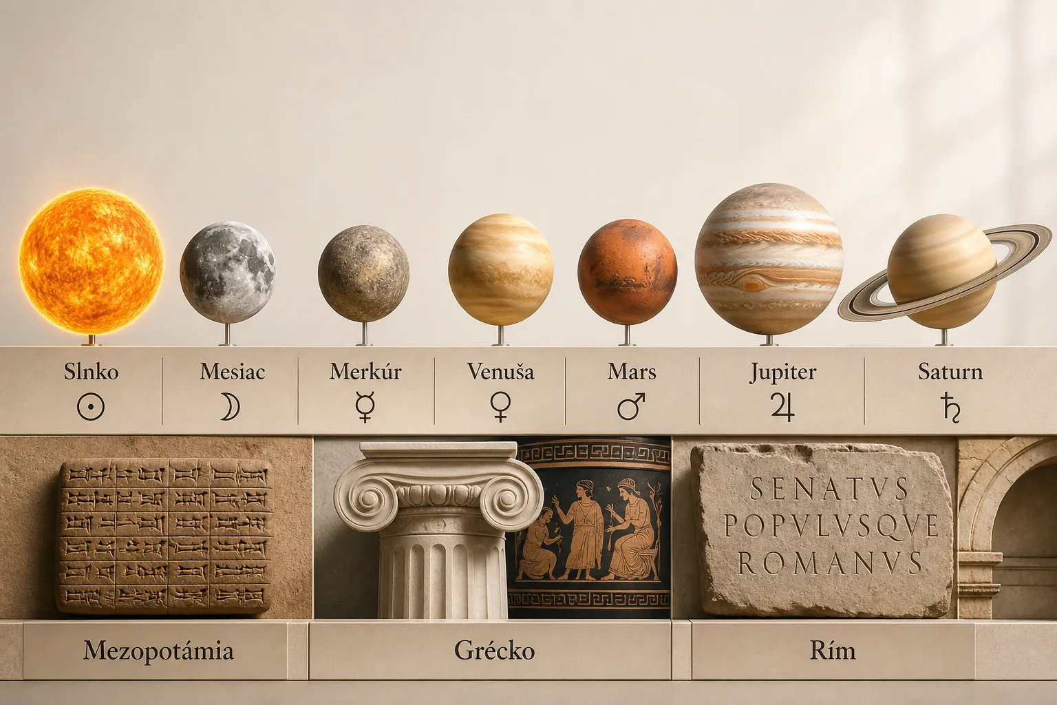 seven traditional planets across Mesopotamian Greek and Roman cultures