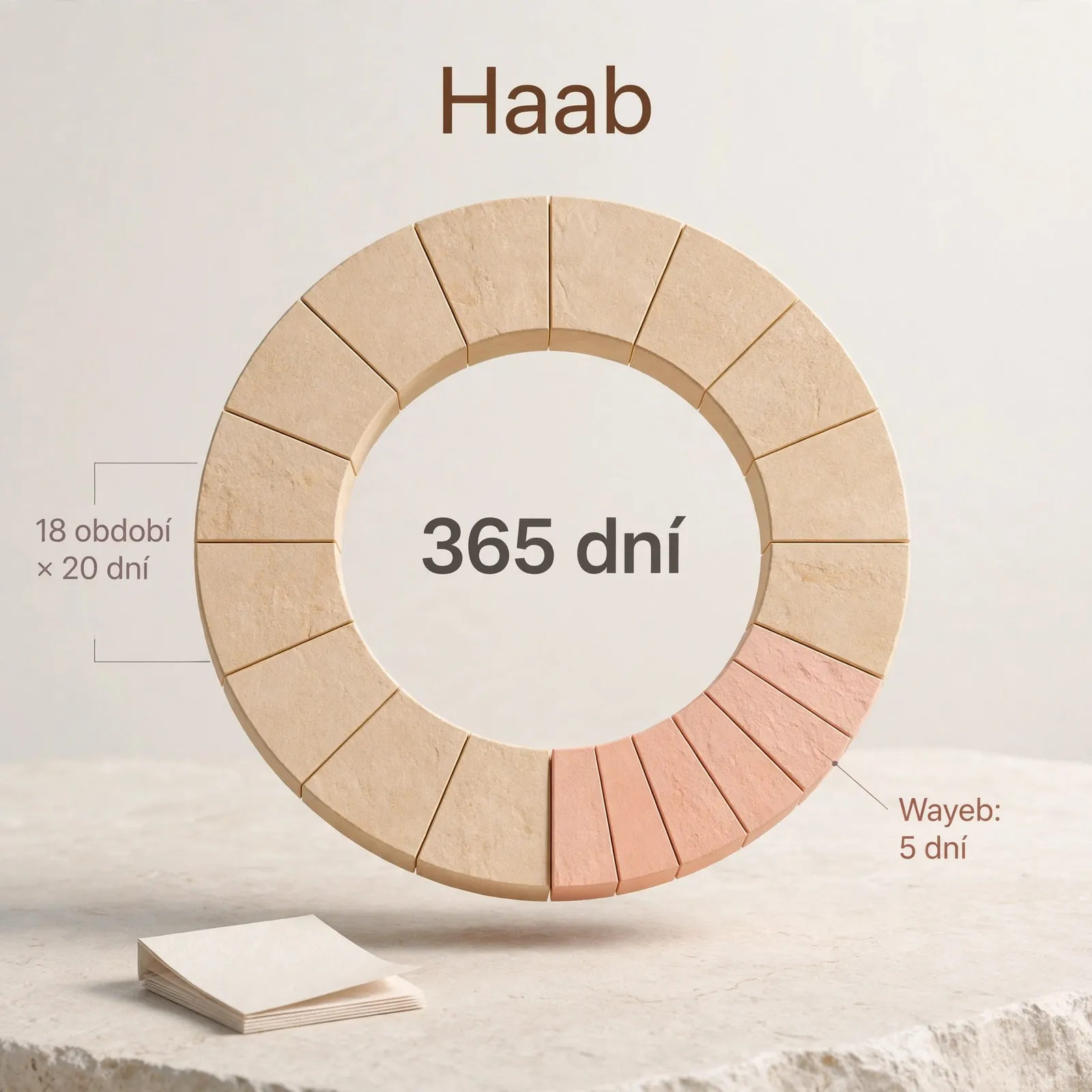 haab calendar year structure infographic