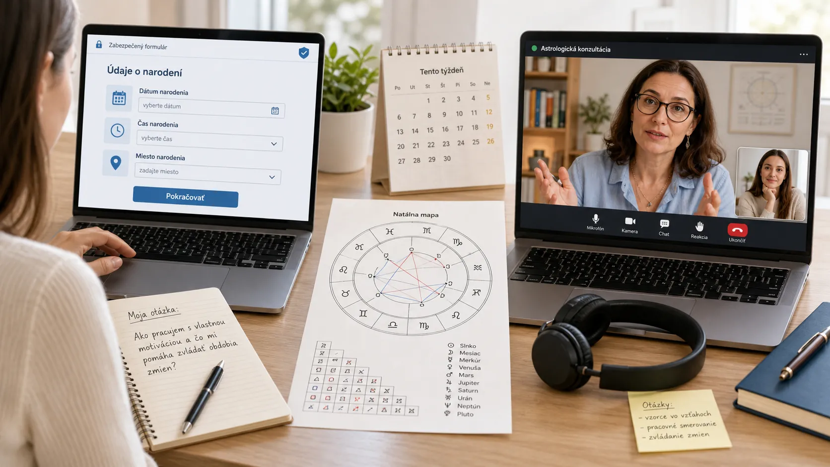 online astrology consultation with birth details and video call