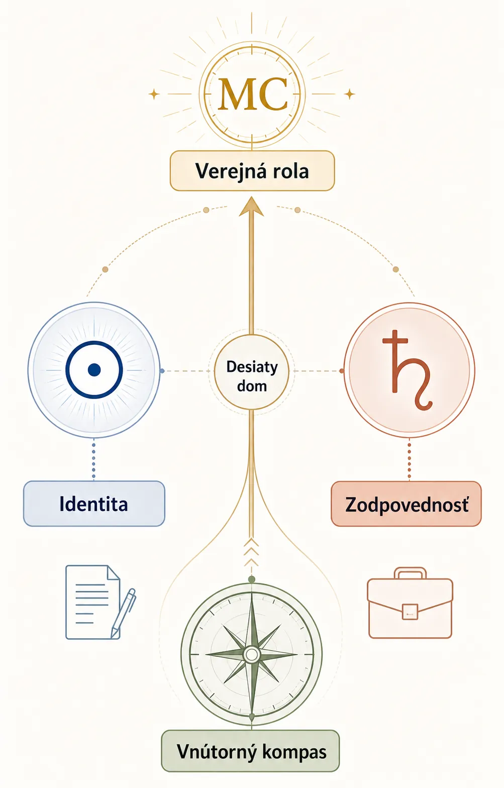 sun saturn and medium coeli authority map