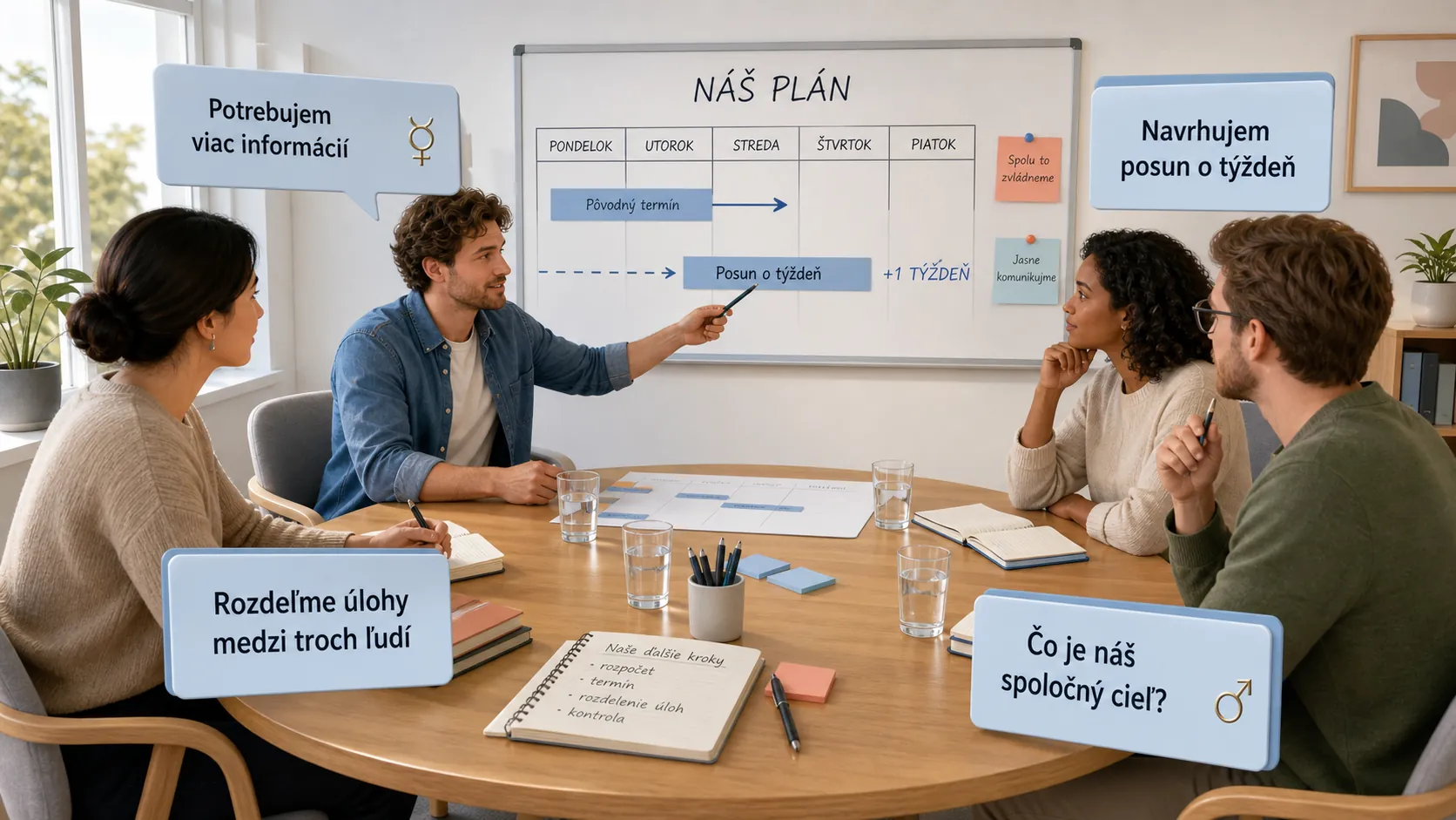 clear communication at a team table