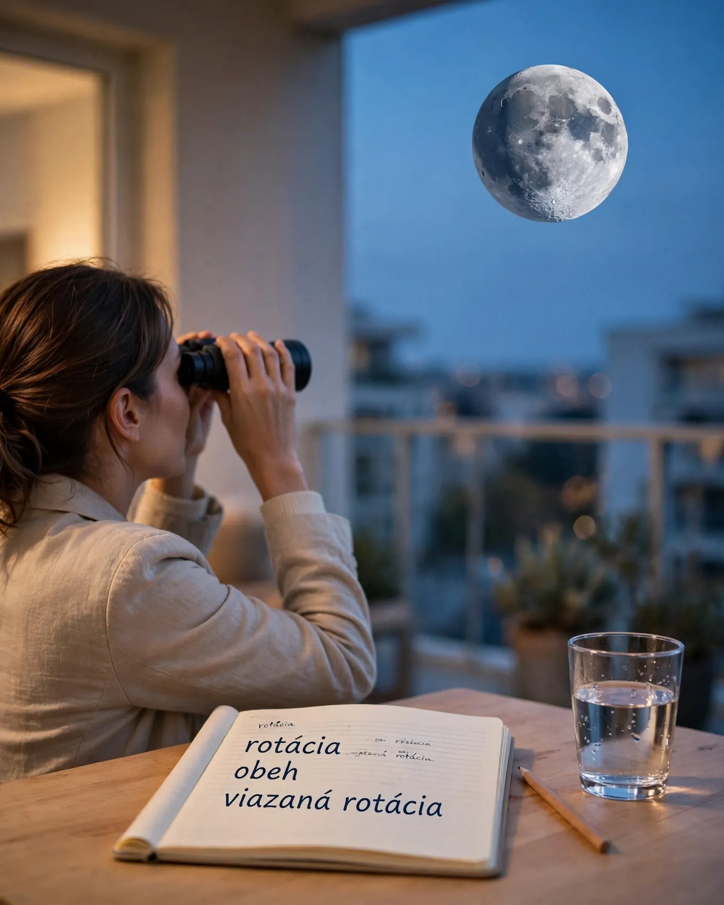 Moon showing the same hemisphere to Earth