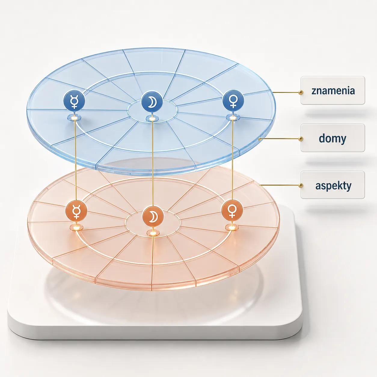 layered synastry chart showing the full context of two natal maps