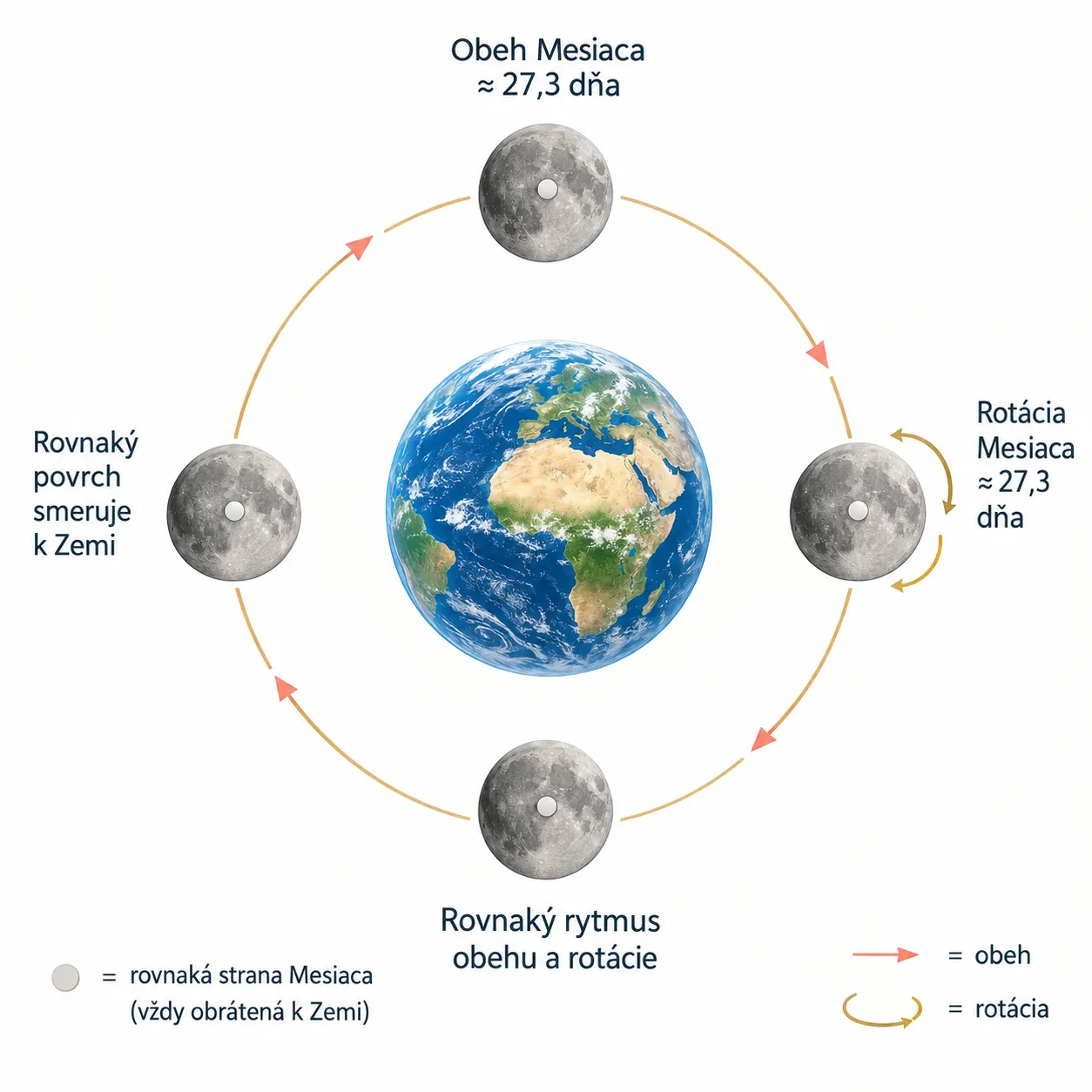 tidal locking between Earth and Moon