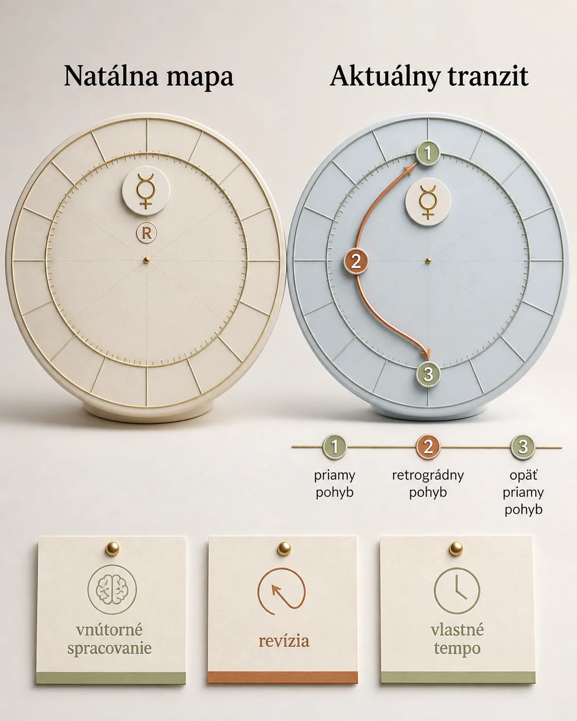 natal retrograde planet and current retrograde transit comparison