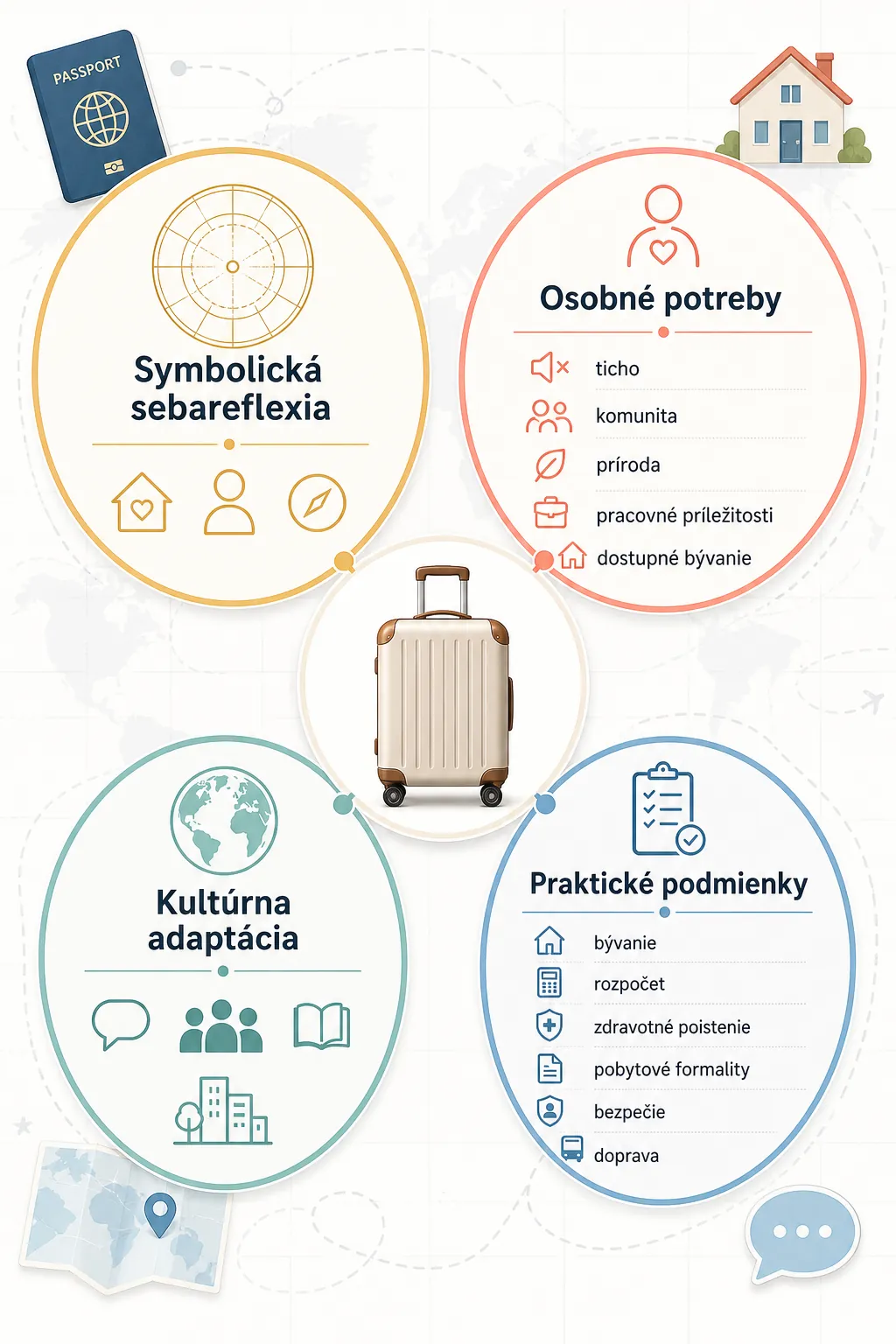 four layers of planning an international move infographic