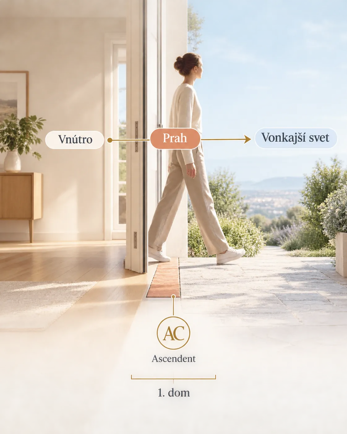home threshold as a symbol of transition