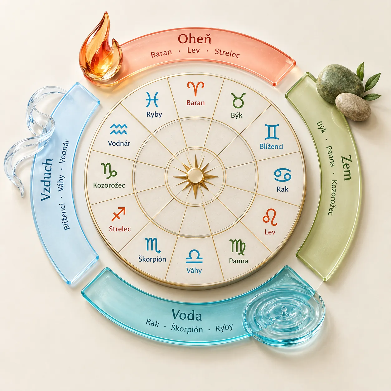 four elements in a birth chart