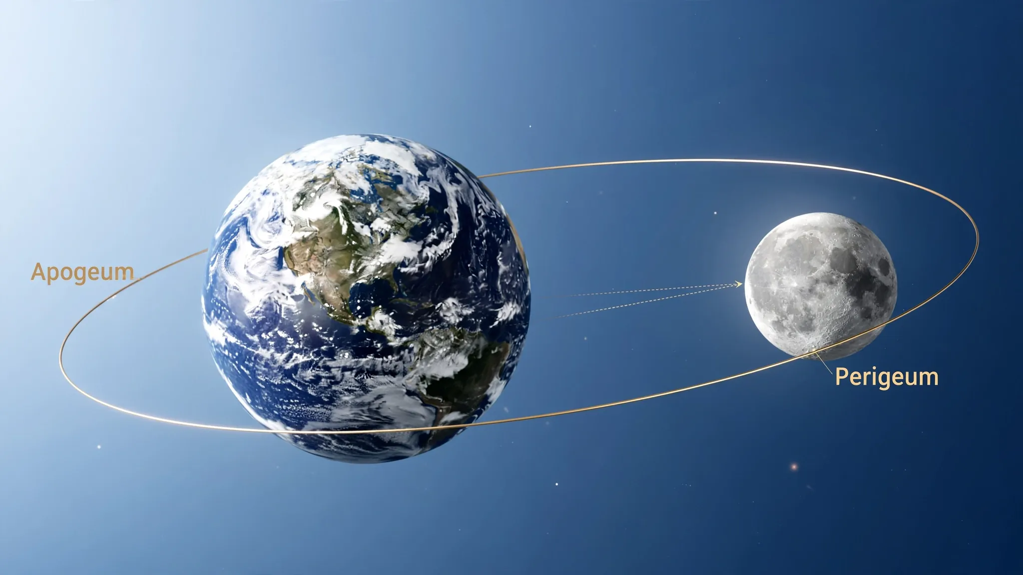 Moon orbit and perigee explained