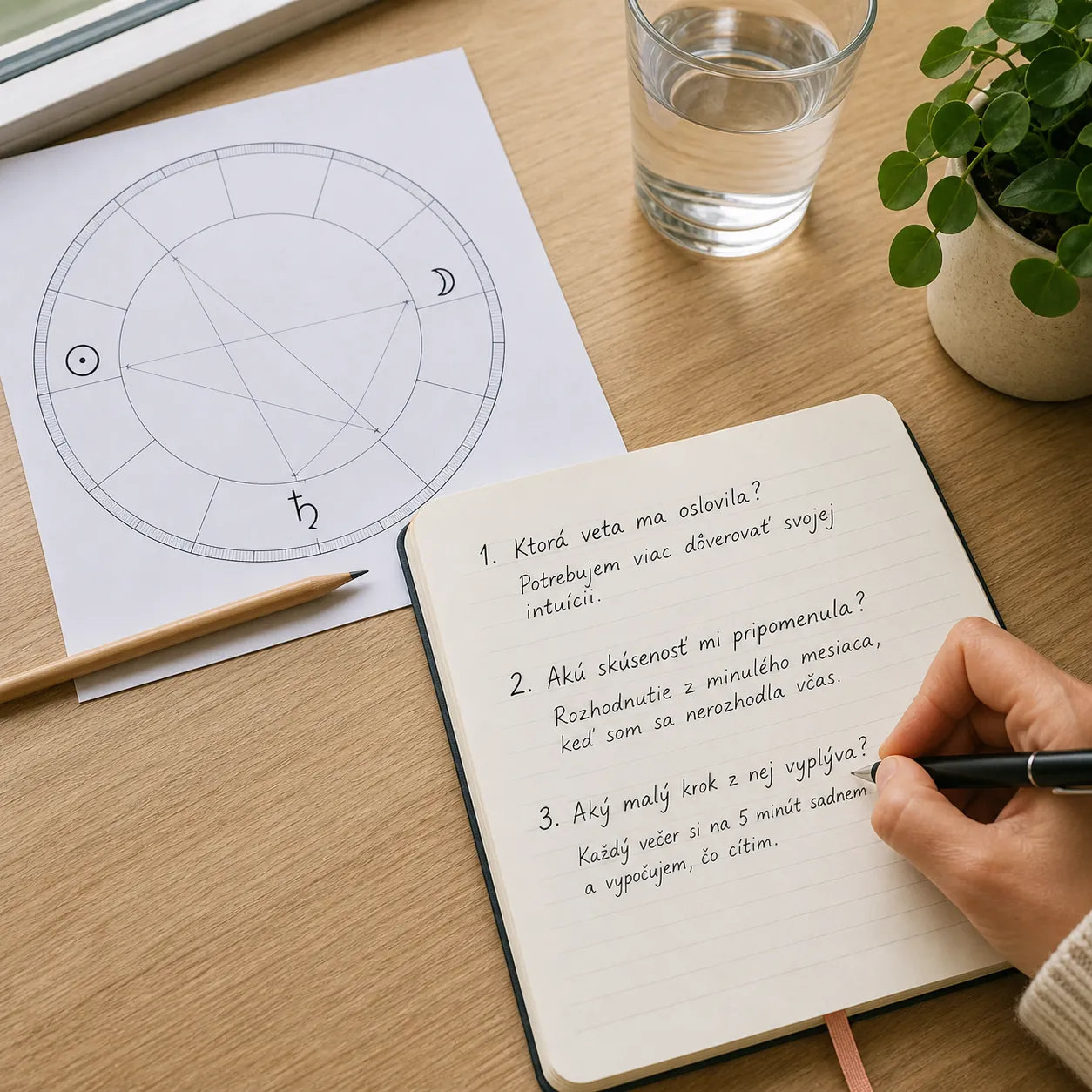 clear comparison between a zodiac sun sign horoscope and a natal chart