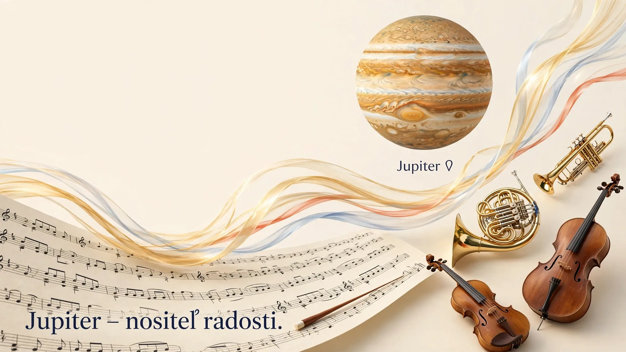 jupiter as bringer of jollity through orchestral celebration