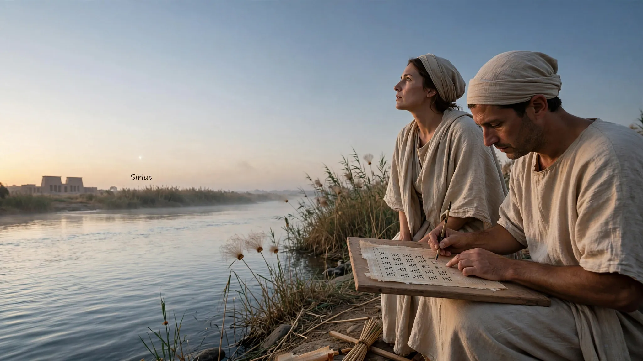 ancient observers recording a heliacal rising