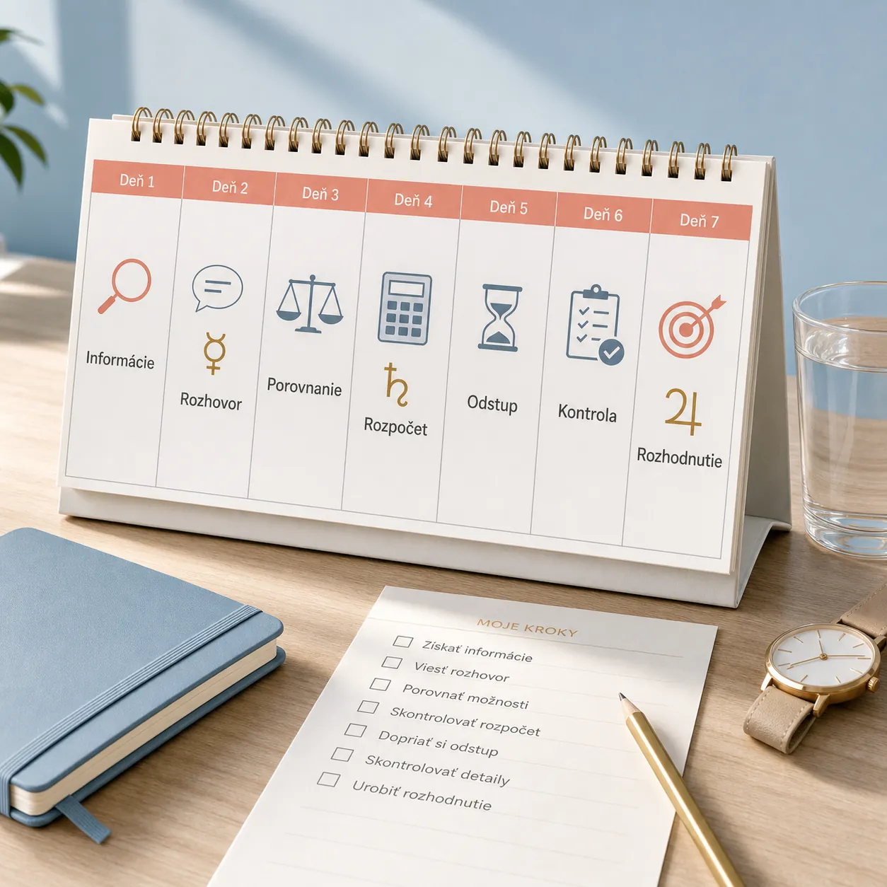 bright planning desk with calendar notes and astrology symbols