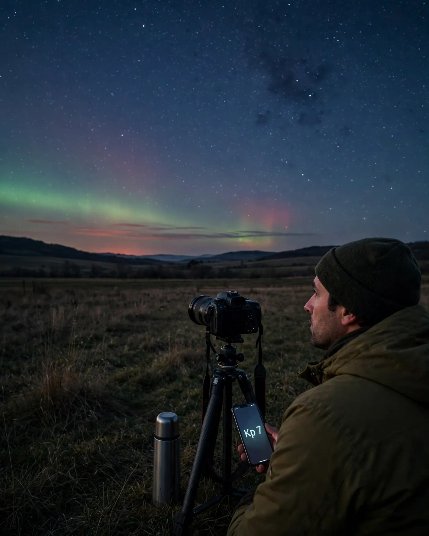 aurora observation from Slovakia
