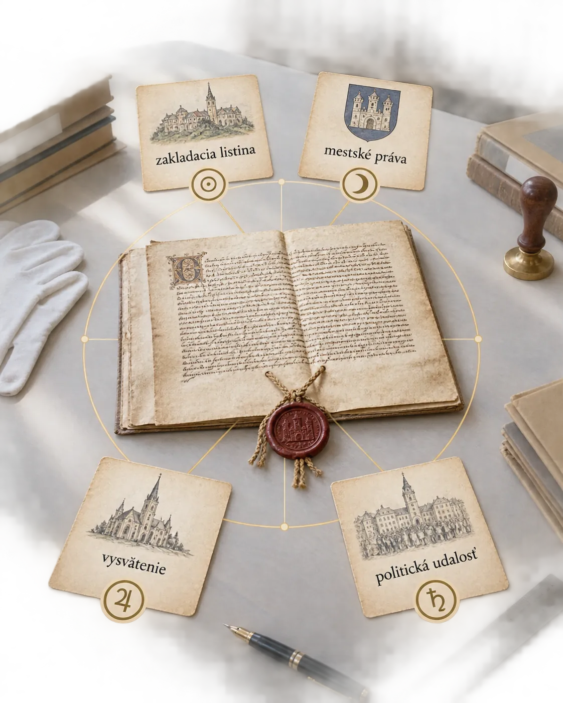 historical city charter and astrological chart