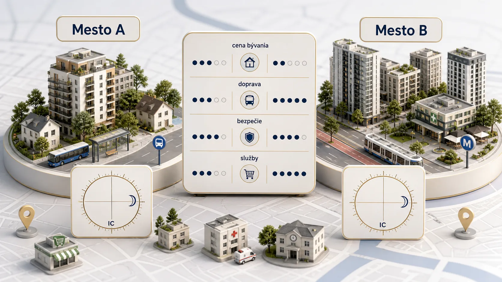 relocation chart and practical city comparison