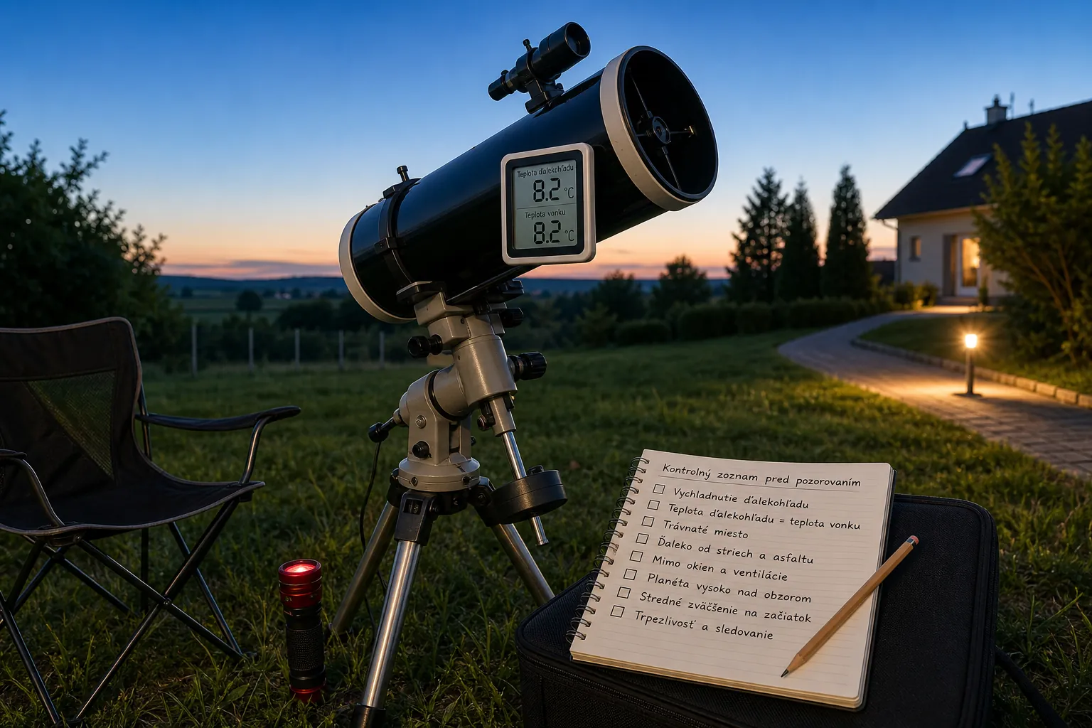 practical telescope setup for stable planetary viewing