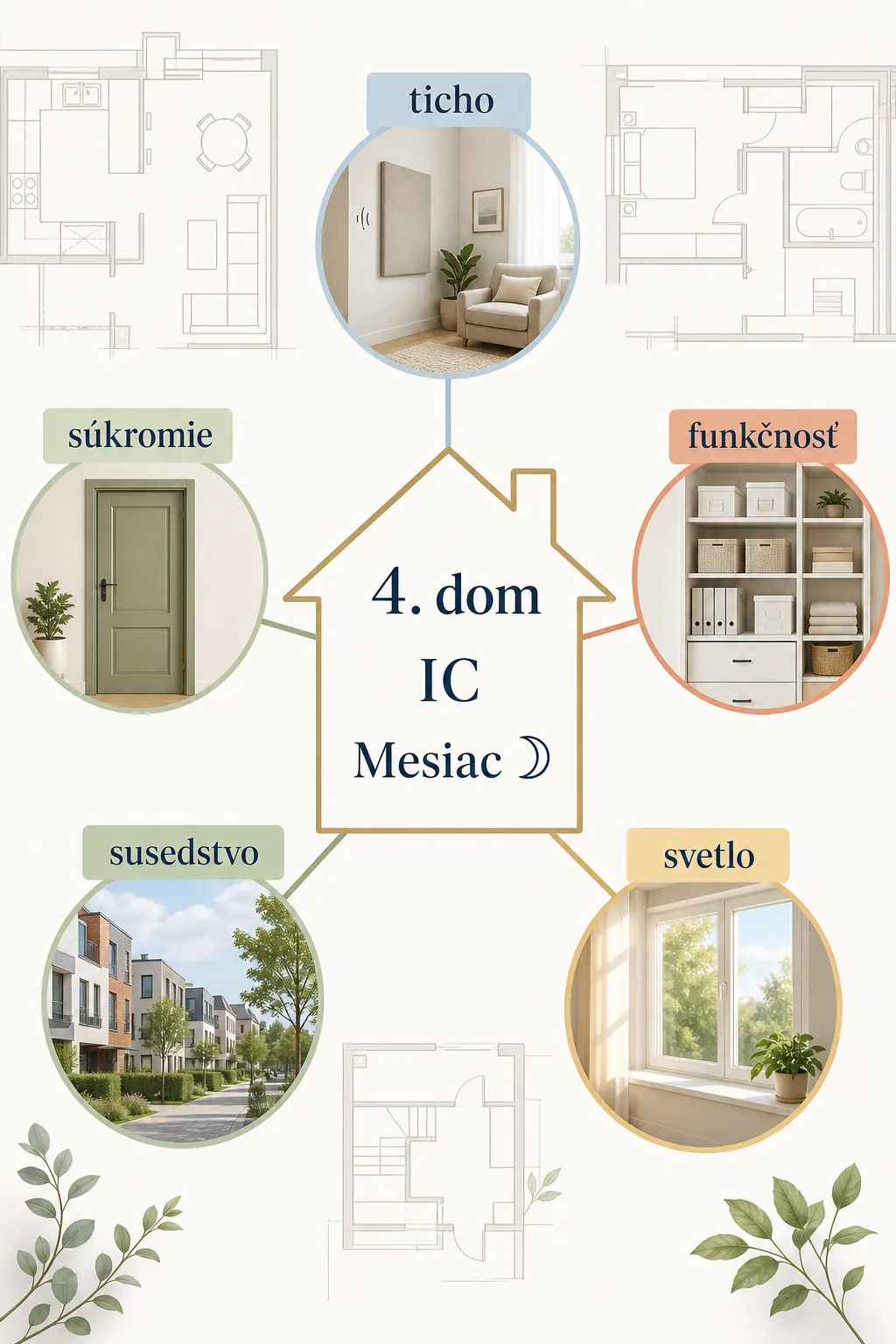 fourth house home needs infographic