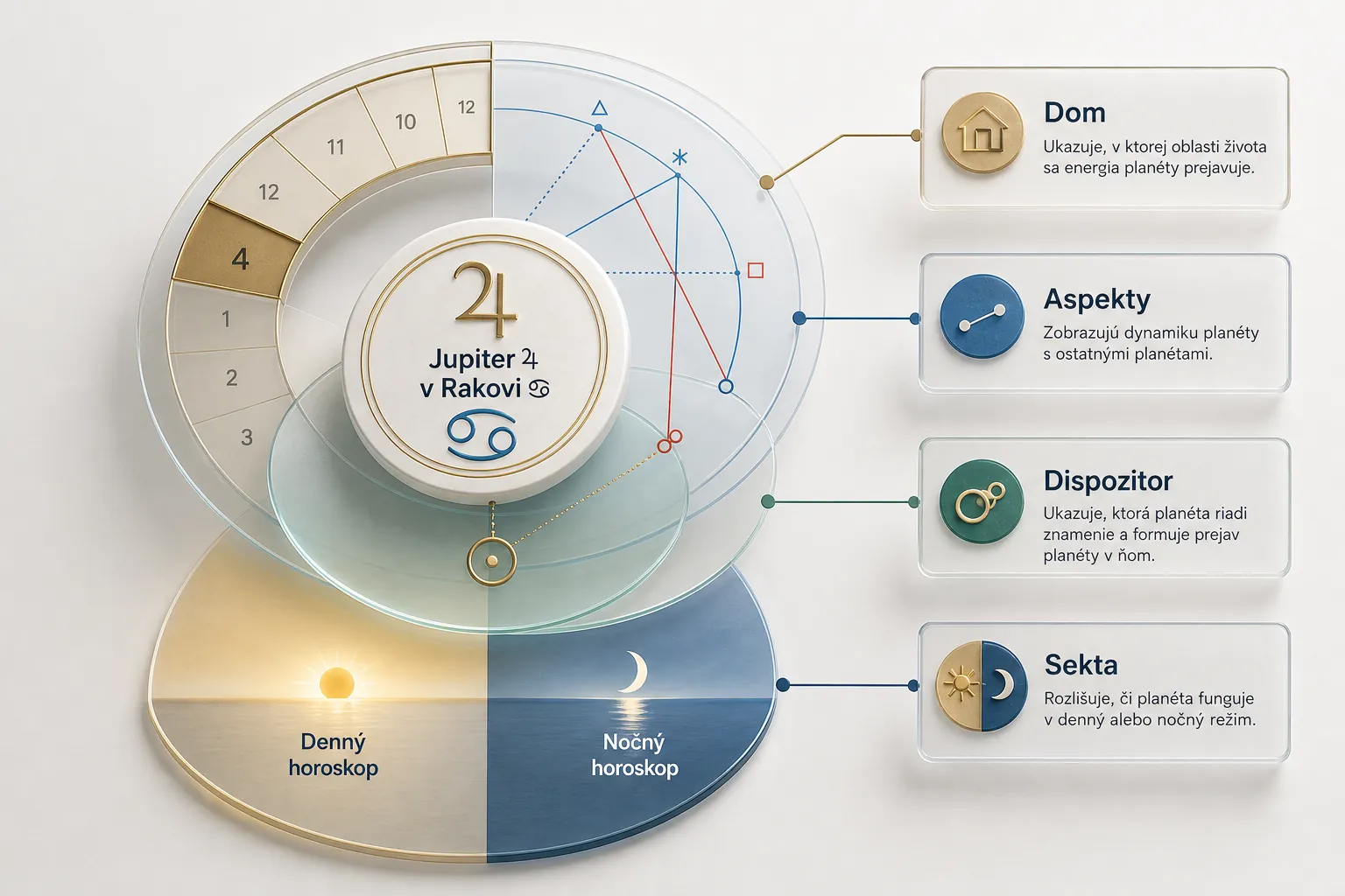 chart context combining dignity house aspects and sect